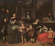 Juan Bautista Martinez del Mazo The Artist's Family Sweden oil painting reproduction